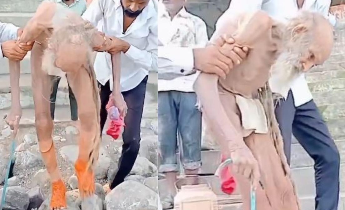Un hombre nativo de la India, asegura tener 188 años de edad y sus imágenes le han dado la vuelta al mundo.