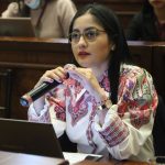 Viviana Veloz, asambleísta por Santo Domingo de los Tsáchilas asumirá la Presidencia de la Asamblea Nacional.