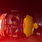 Personas fallecidas y heridas durante el vuelco de un bus de la cooperativa Kennedy