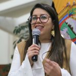 Andrea Arrobo, exministra de Energía del actual Gobierno, ha sido llamada a juicio político por el Pleno de la Asamblea Nacional.