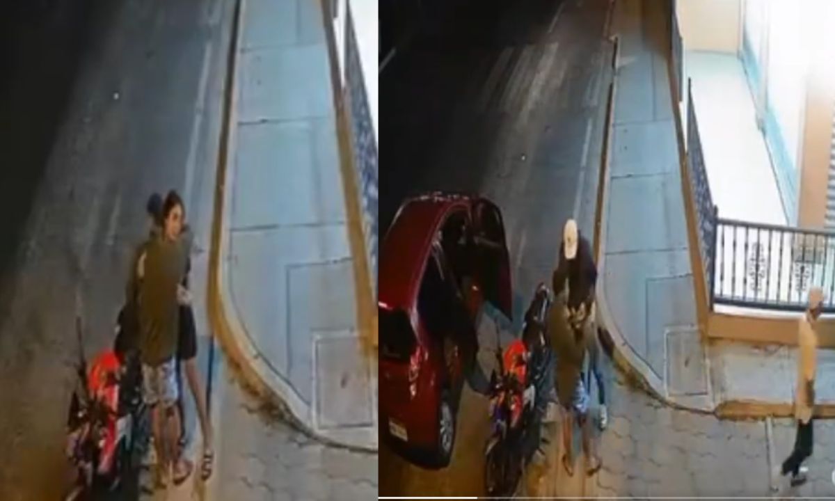 Delincuentes asaltaron a una pareja en el portal de una casa