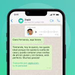 cómo transcribir todos los audios de WhatsApp