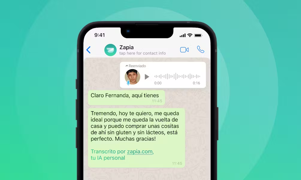 cómo transcribir todos los audios de WhatsApp