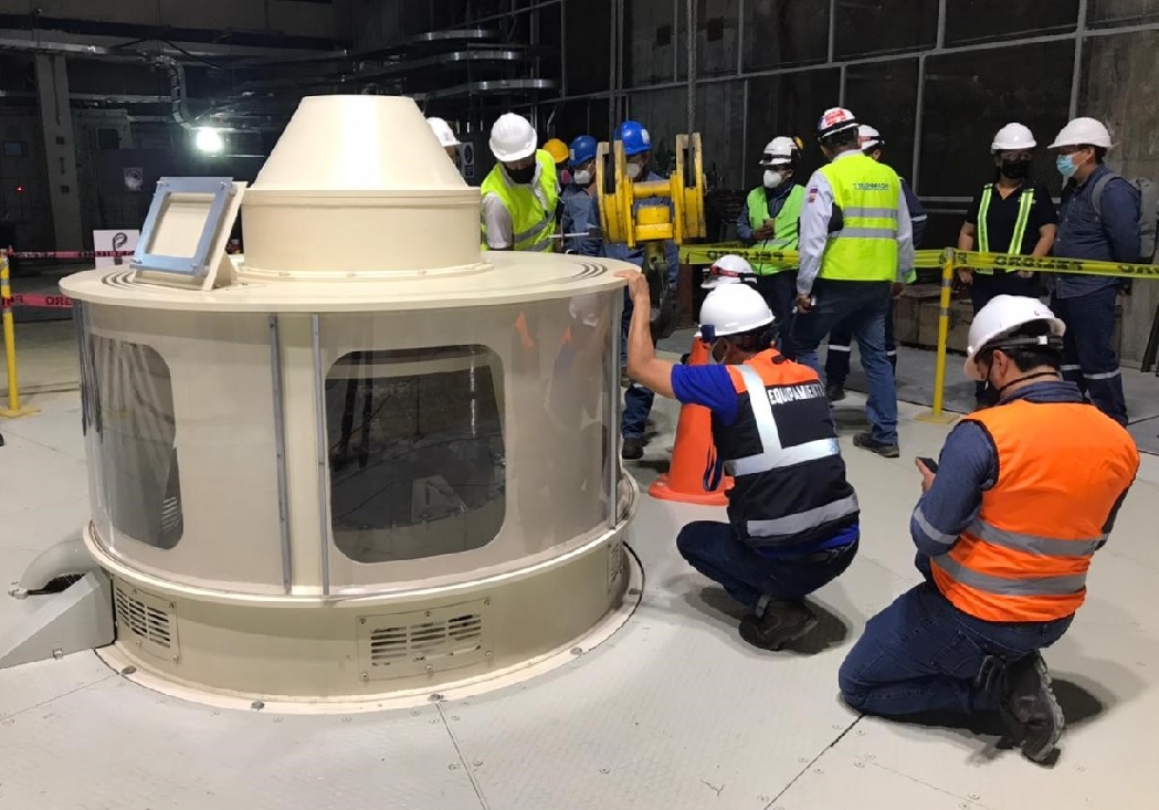 La hidroeléctrica Toachi-Pilatón, ubicada en Santo Domingo de los Tsáchilas, comienza poco a poco a entrar en operaciones.