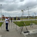 Parque Centenario de Manta solo está abierto en un horario; la gente desconocía