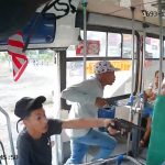Violento asalto quedó grabado por cámaras de seguridad de un bus