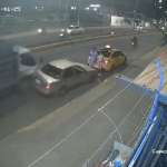 accidente camión Chone taxi dos heridos
