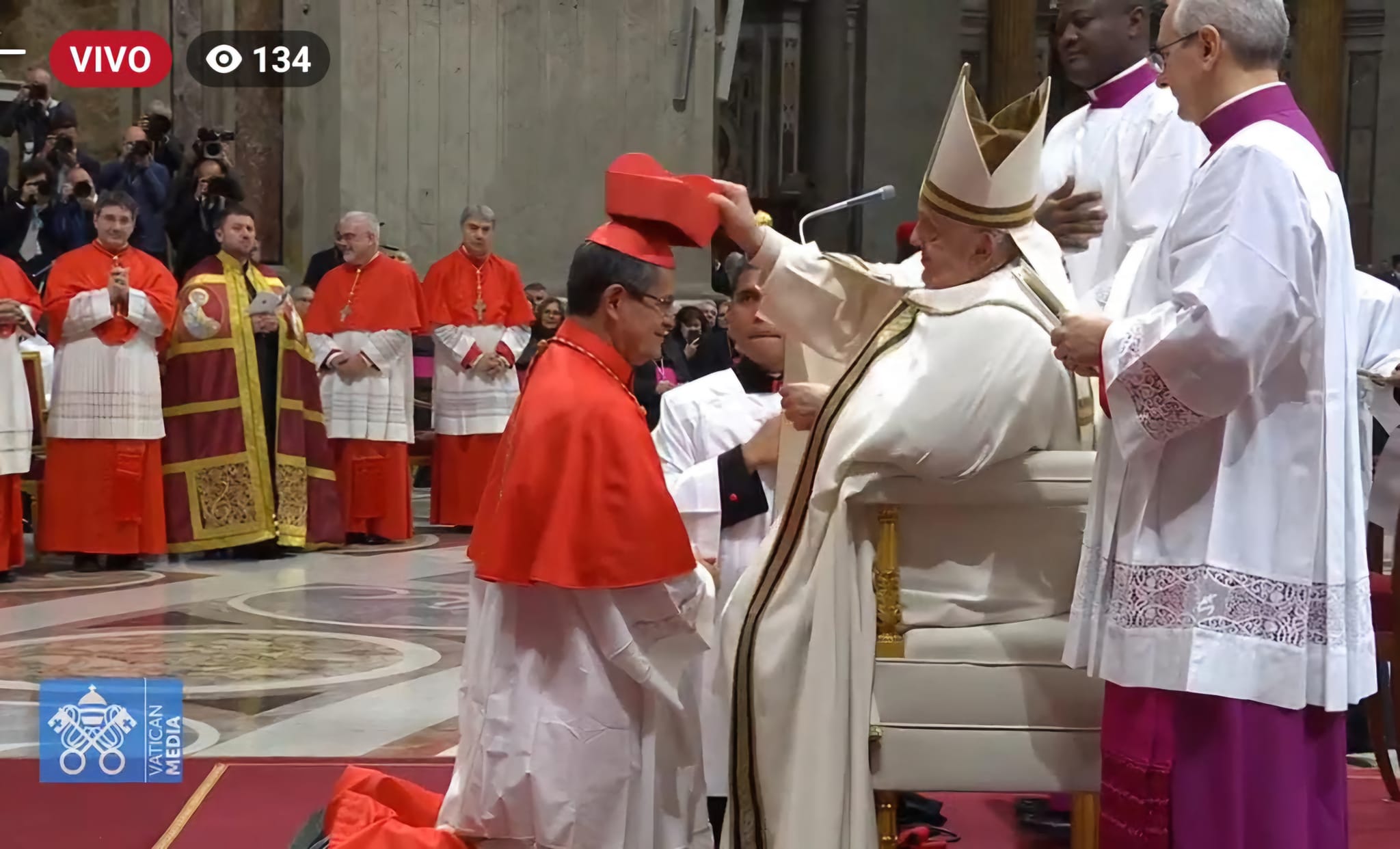 Monseñor Luis Cabrera, nuevo cardenal de la Iglesia Católica.