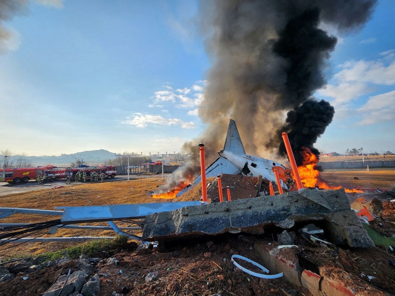 Corea del Sur: Accidente de avión deja 179 muertos y dos sobrevivientes