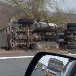 La mañana de este sábado 14 de diciembre del 2024 se registró un nuevo accidente de tránsito en la vía Manta-Rocafuerte.