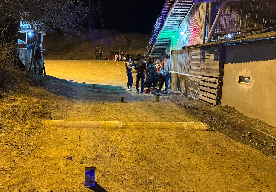 Tres hombres asesinados es el saldo de un ataque armado registrado en el cantón Montecristi, provincia de Manab