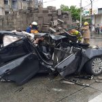 Un muerto y un herido tras choque de auto contra camión cargado de bloques