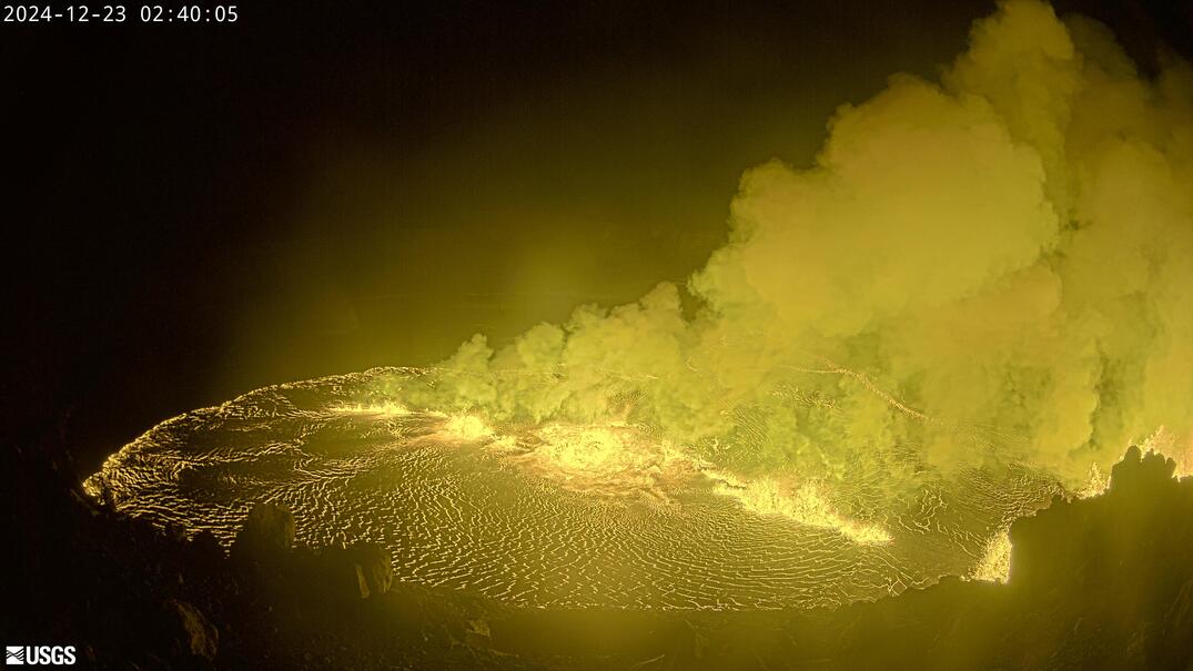 volcán en erupción