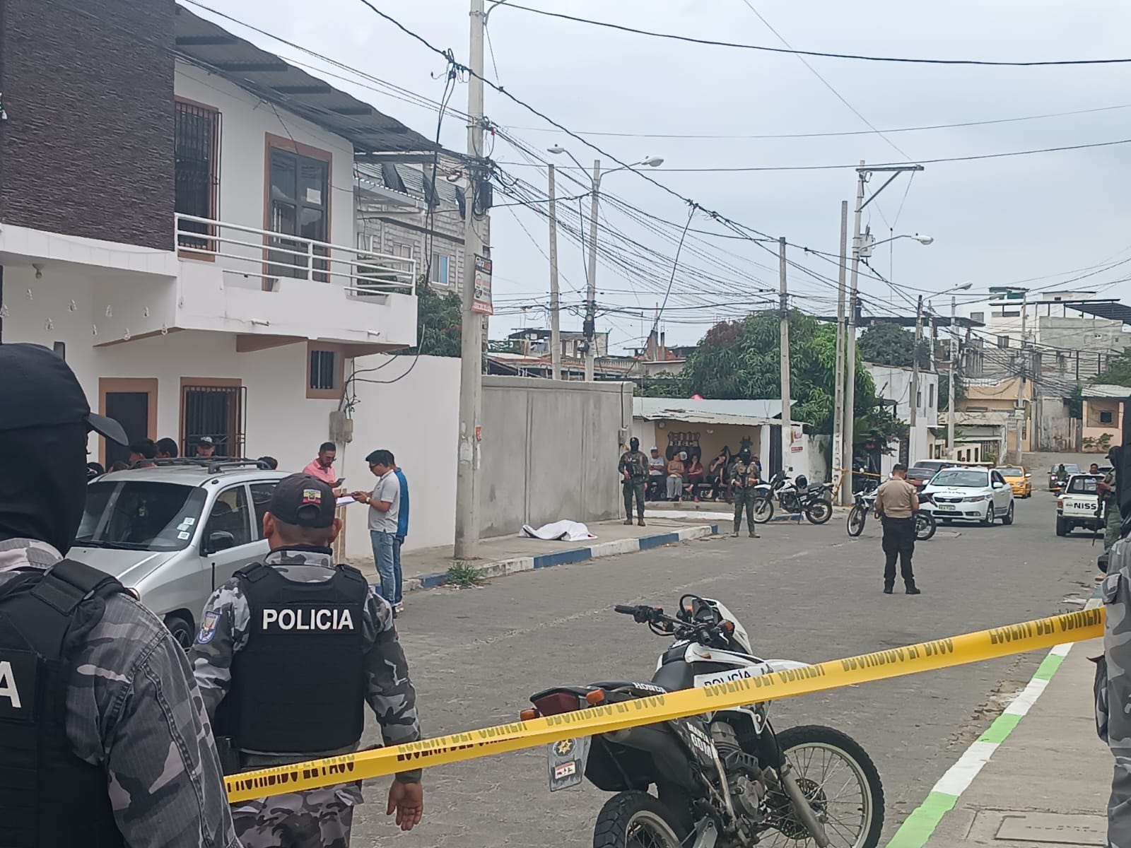 un muerto y un herido Manta