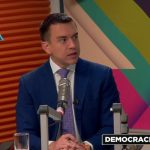 Daniel Noboa habló sobre los menores desaparecidos y otros temas durante entrevista.