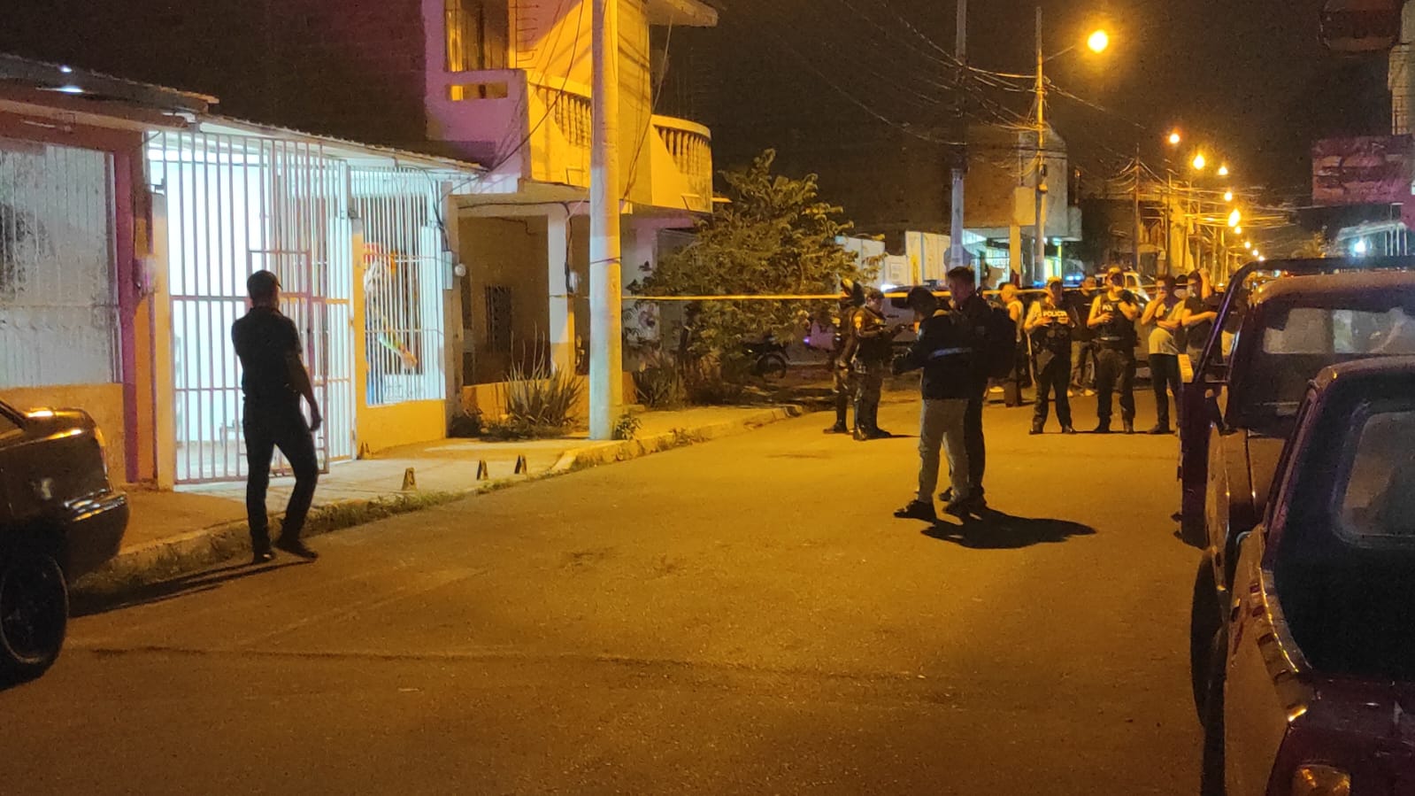baleado en su vivienda, Manta