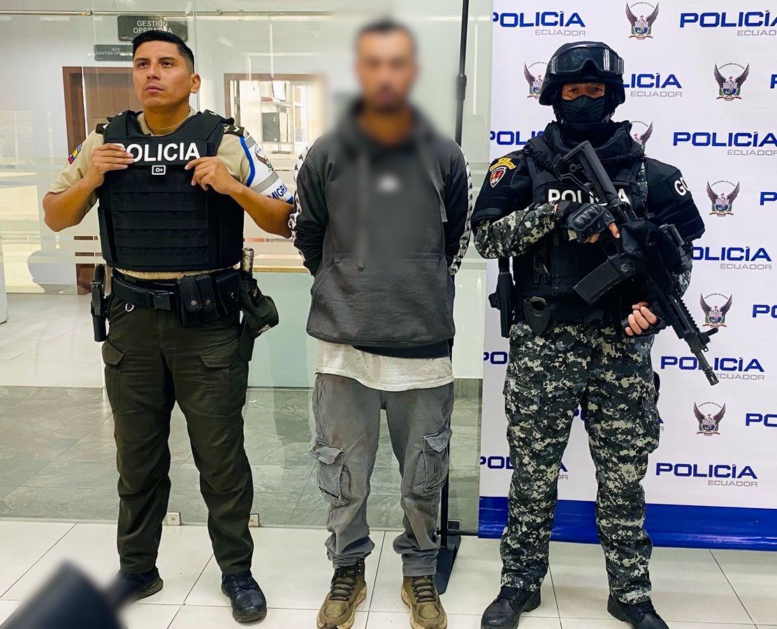mas buscado Colombia detenido en Quito