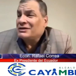 Rafael Correa sufre caída