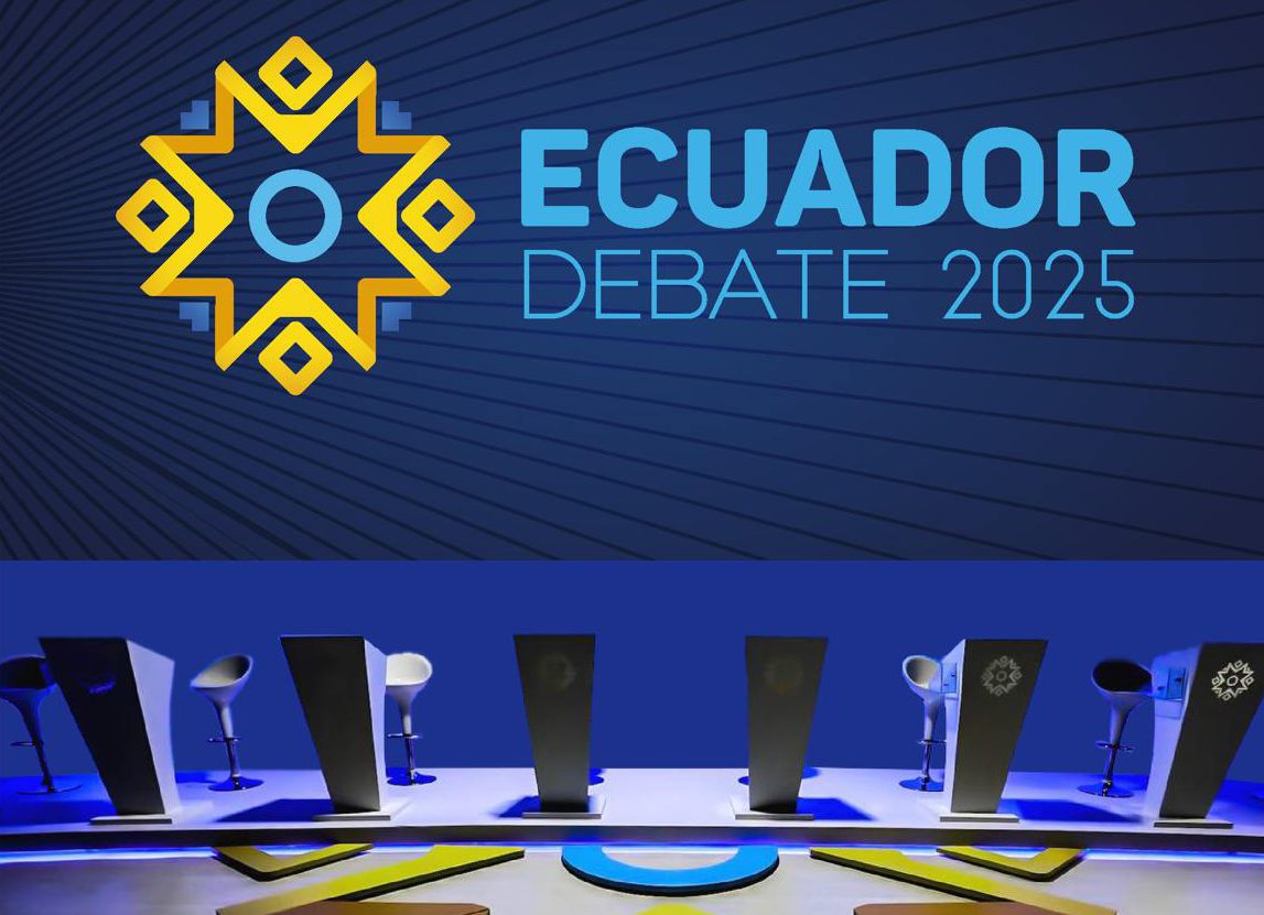 Debate Presidencial Ecuador 2025.