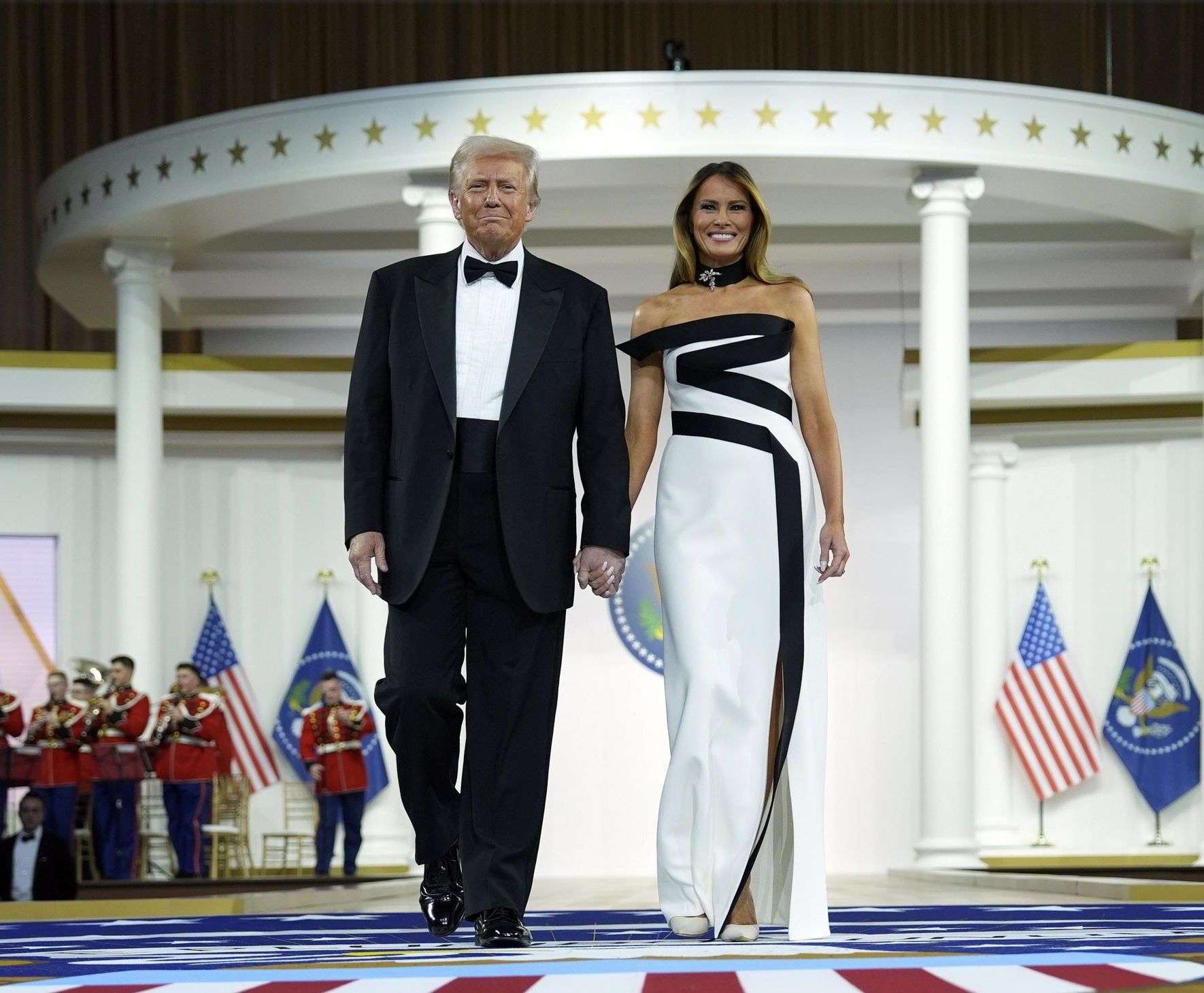 Donald Trump y Melania Trump.