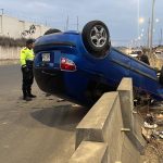 Dos mujeres resultaron heridas tras sufrir un accidente de tránsito la mañana de este viernes 24 de enero del 2025. Un menor de edad resultó con leves golpes.