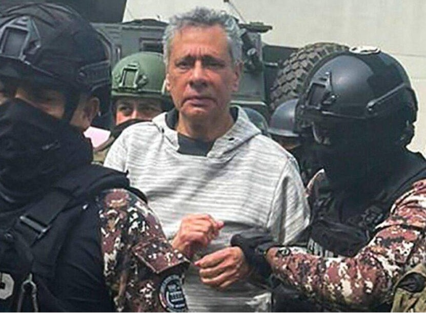 El exvicepresidente de la República Jorge Glas habría sido evacuado de la cárcel de máxima seguridad La Roca, de Guayaquil.