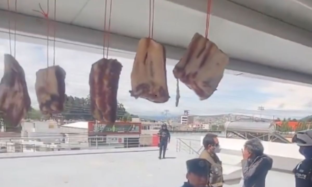 La Arcsa clausuró un chifa en Ibarra por tener carnes en un cordel