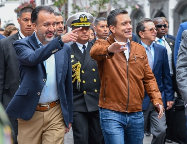 Pabel Muñoz, alcalde de Quito, también declinó públicamente a la invitación realizada por el Presidente Daniel Noboa.