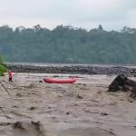 arrastrado por el río Upano Morona Santiago
