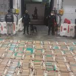 Un cargamento de 2,4 toneladas de droga se incautó dentro de un contenedor en el puerto de Posorja.