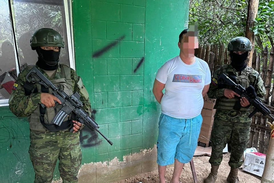 Militares detuvieron a "Cojolloni" en Junín, Manabí