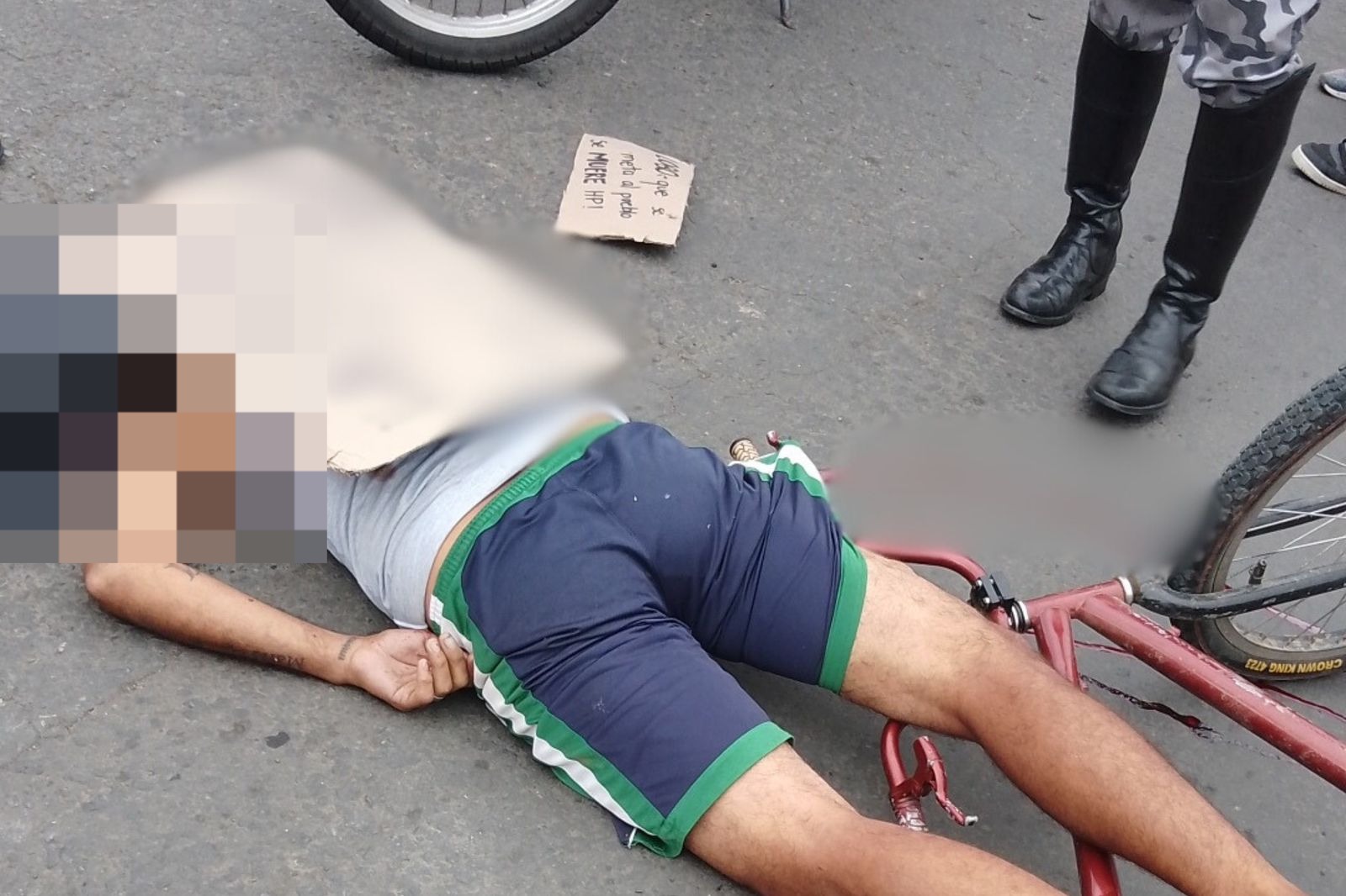 Sicarios asesinaron a un ciclista en el cantón Bolívar, Manabí