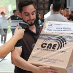 Paquetes electorales llegan a la provincia de Manabí