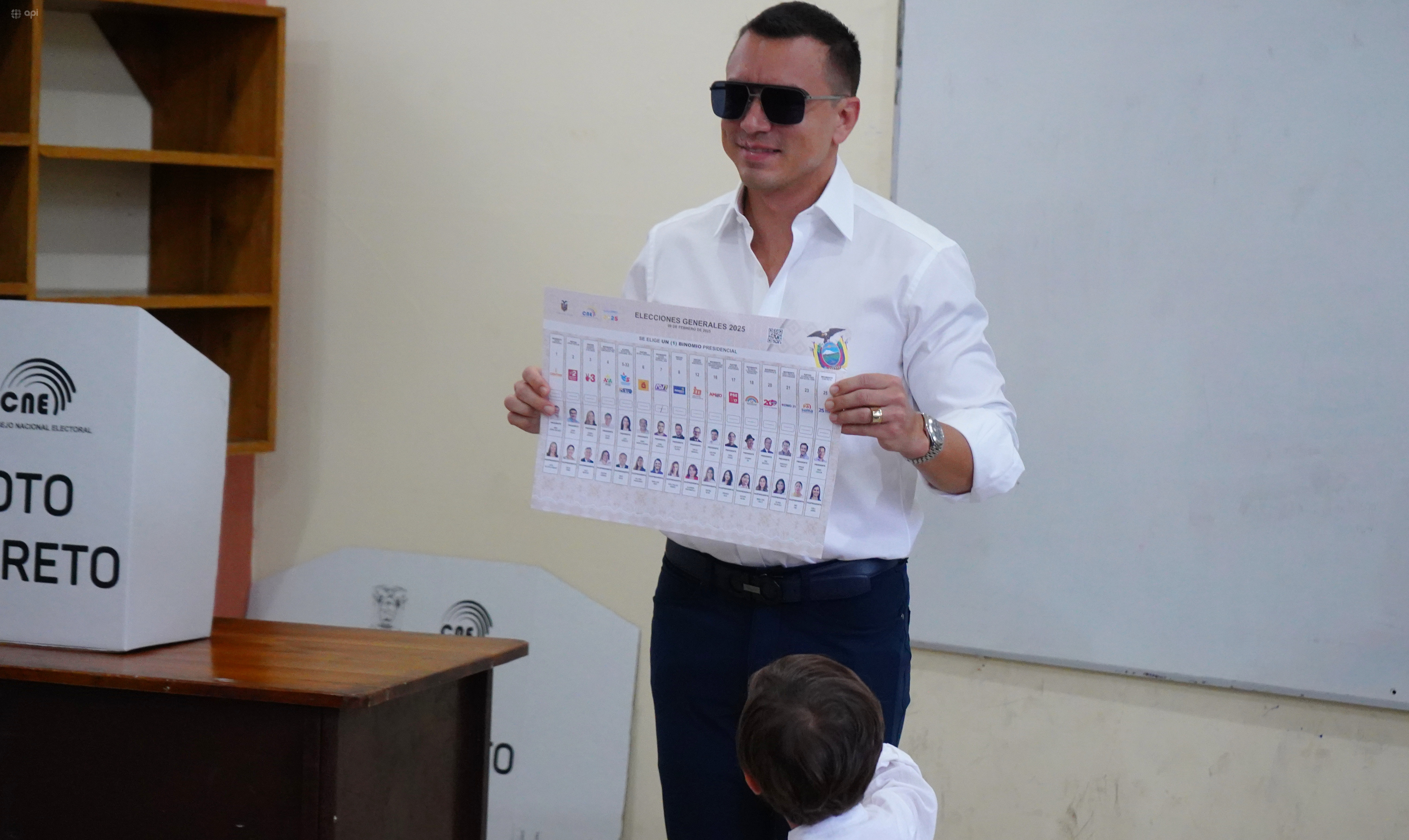 elecciones daniel noboa santa elena junta numero 1