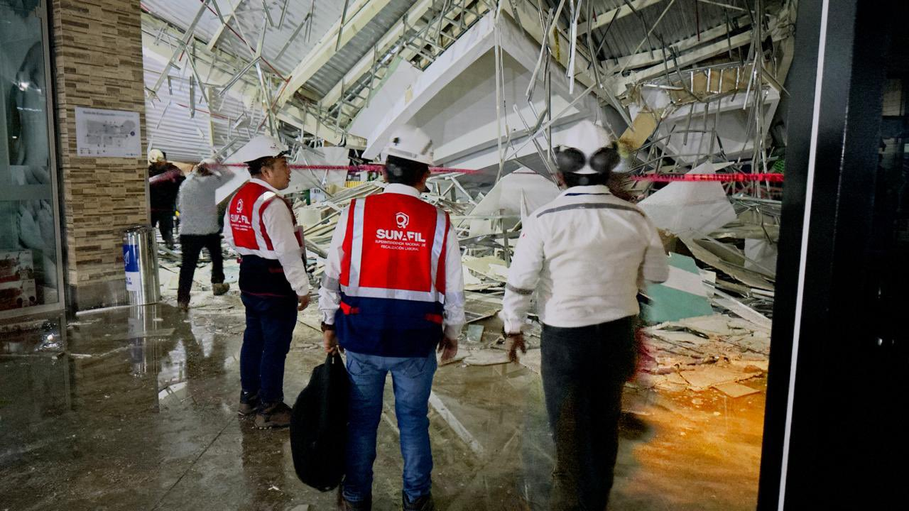 centro comercial Perú/tres muertos por caer techo