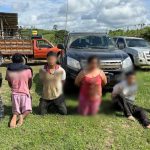 Cinco armas de fuego y dos granadas se decomisaron durante el operativo donde cayeron abatidos dos presuntos delincuentes.