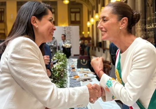 Claudia Sheinbaum espera que Ecuador tenga “pronto una presidenta” y poder restablecer las relaciones entre ambos países.