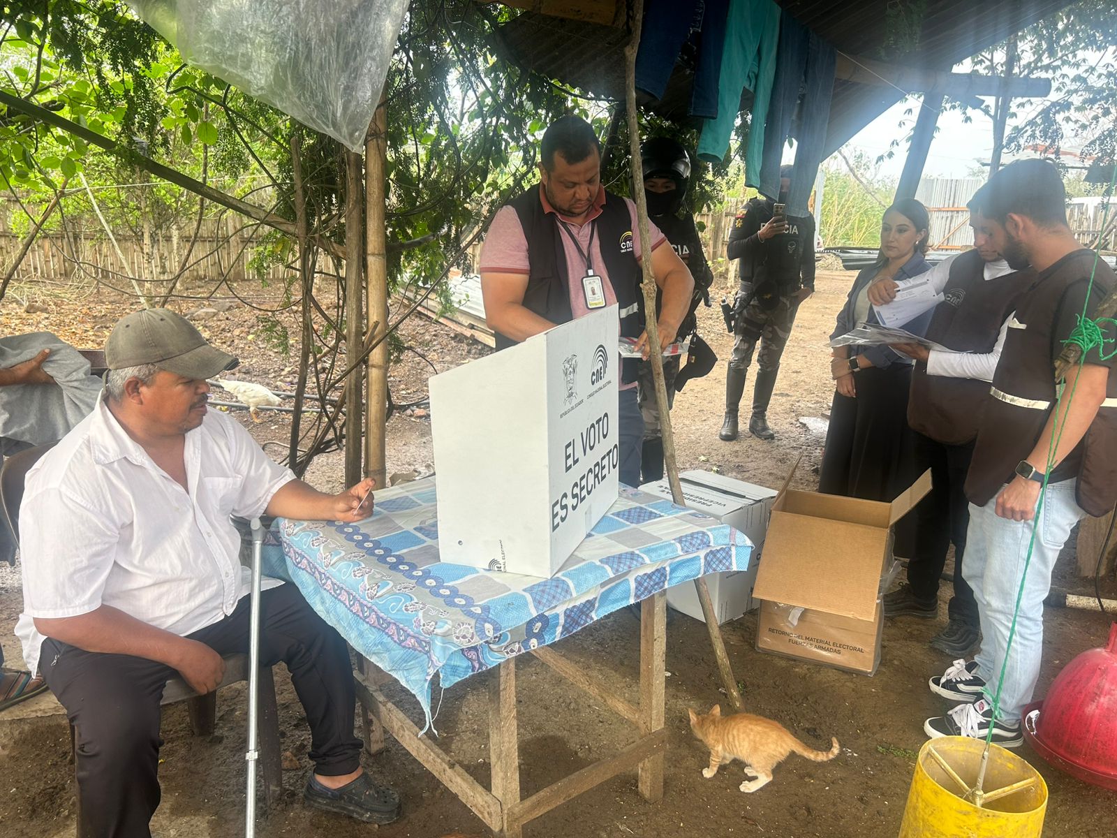 Elecciones CNE jornada Voto en Casa personas con discapacidad