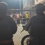 En el momento del ataque en la cancha de usos múltiples habían mujeres y hasta niños disfrutando de una tarde deportiva.