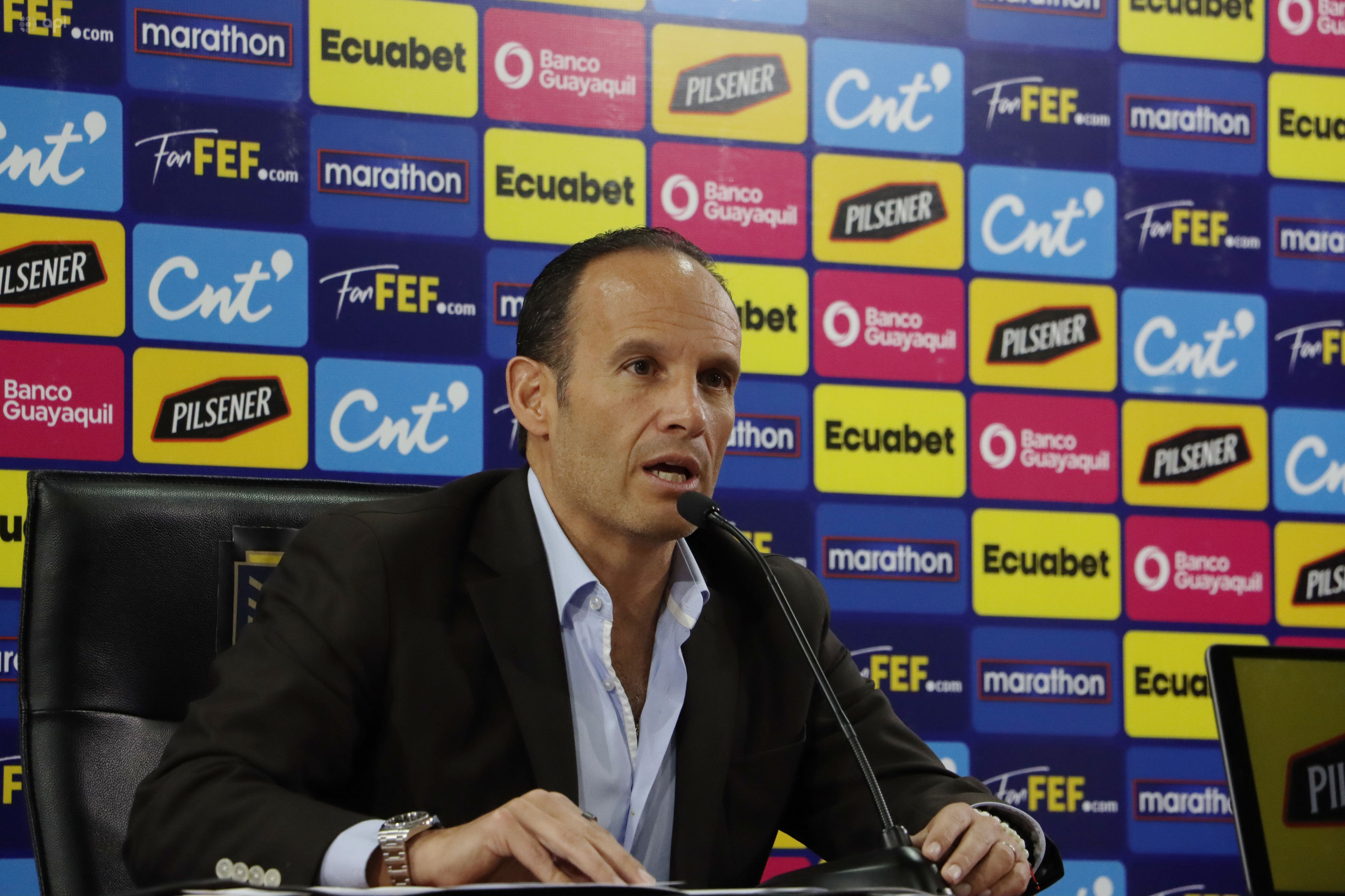 Francisco Egas Presidente de la FEF