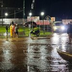 La parroquia Abdón Calderón, de Portoviejo, ha sufrido varias inundaciones desde la madrugada de este lunes 24 de febrero del 2025.