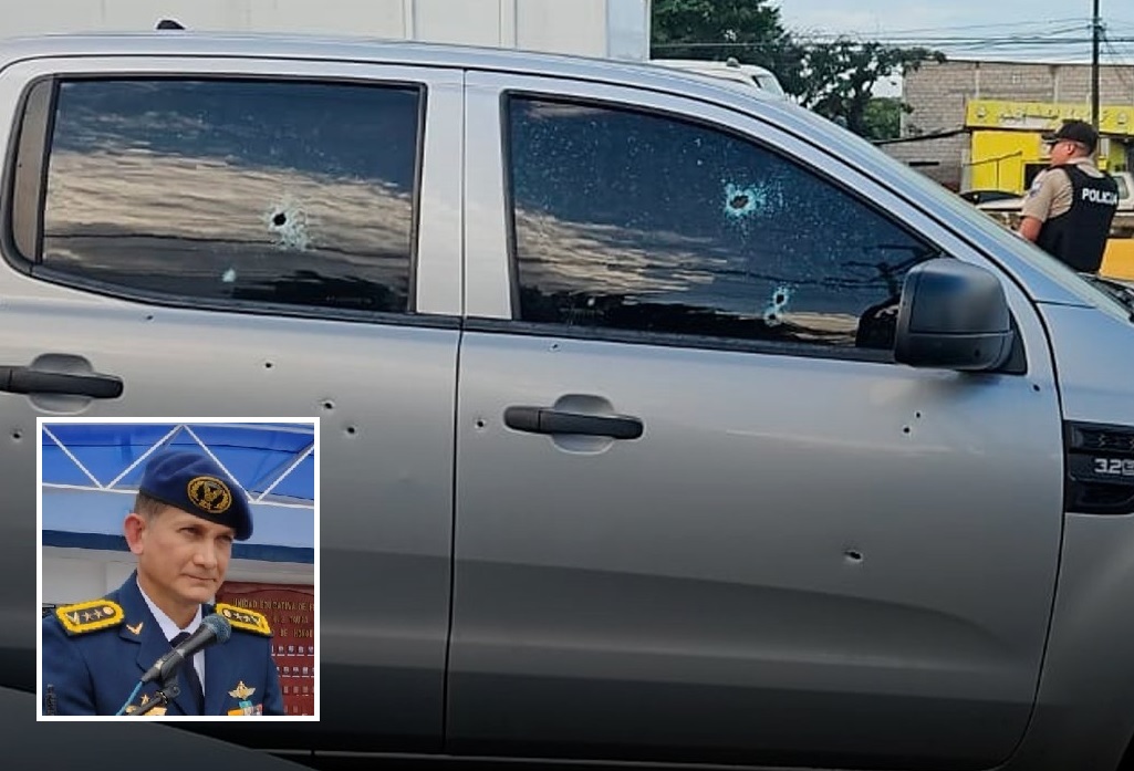 La Policía encontró 50 casquillos de diferentes calibres en la escena en la que un coronel de la FAE fue asesinado en Guayaquil.