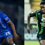 Moisés Caicedo y Alan Minda.