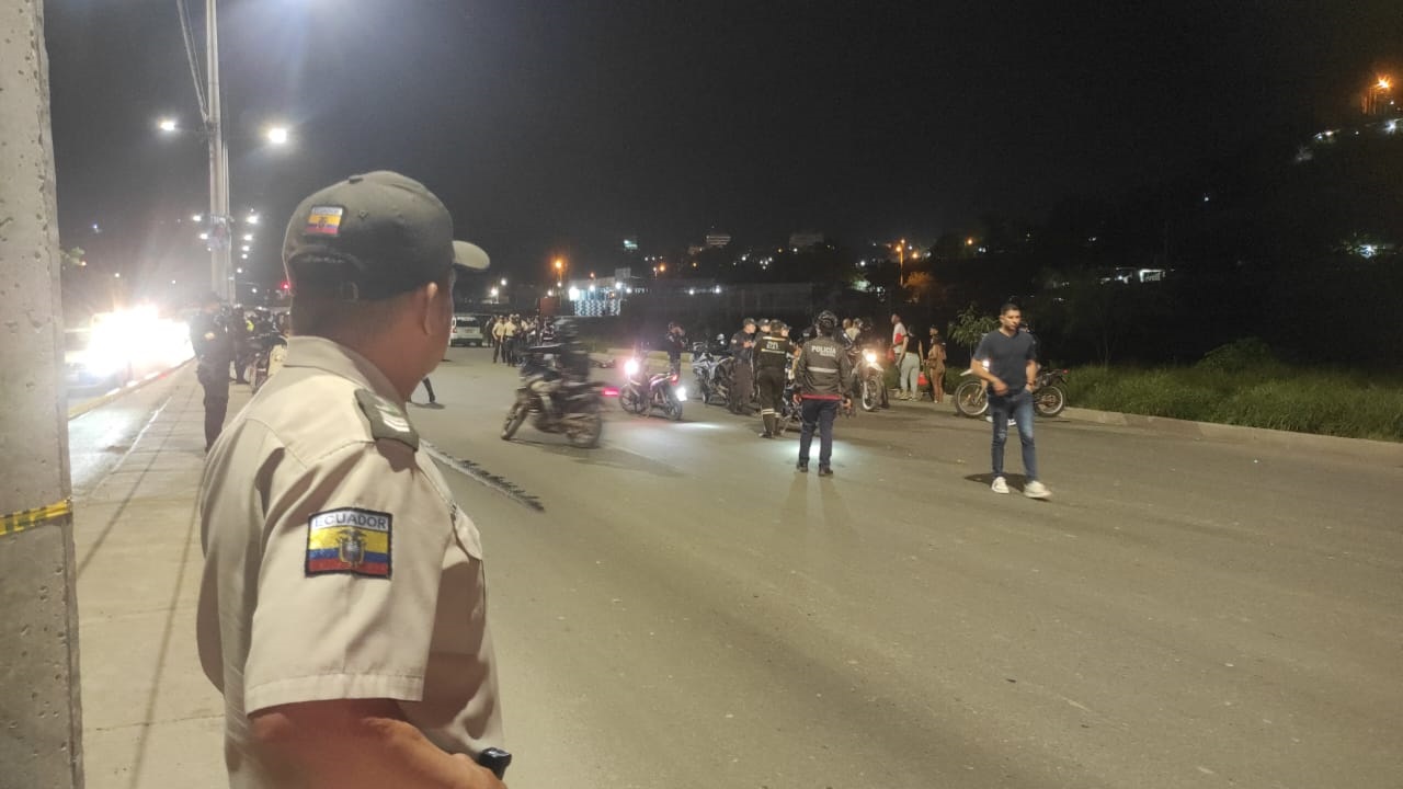 Policía accidente