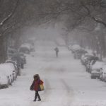 NUEVA YORK NIEVE CLIMA TORMENTA