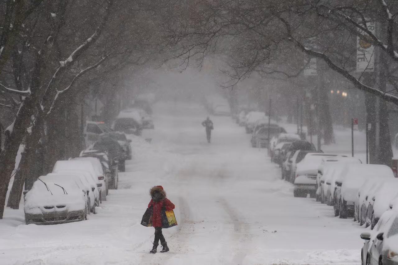 NUEVA YORK NIEVE CLIMA TORMENTA