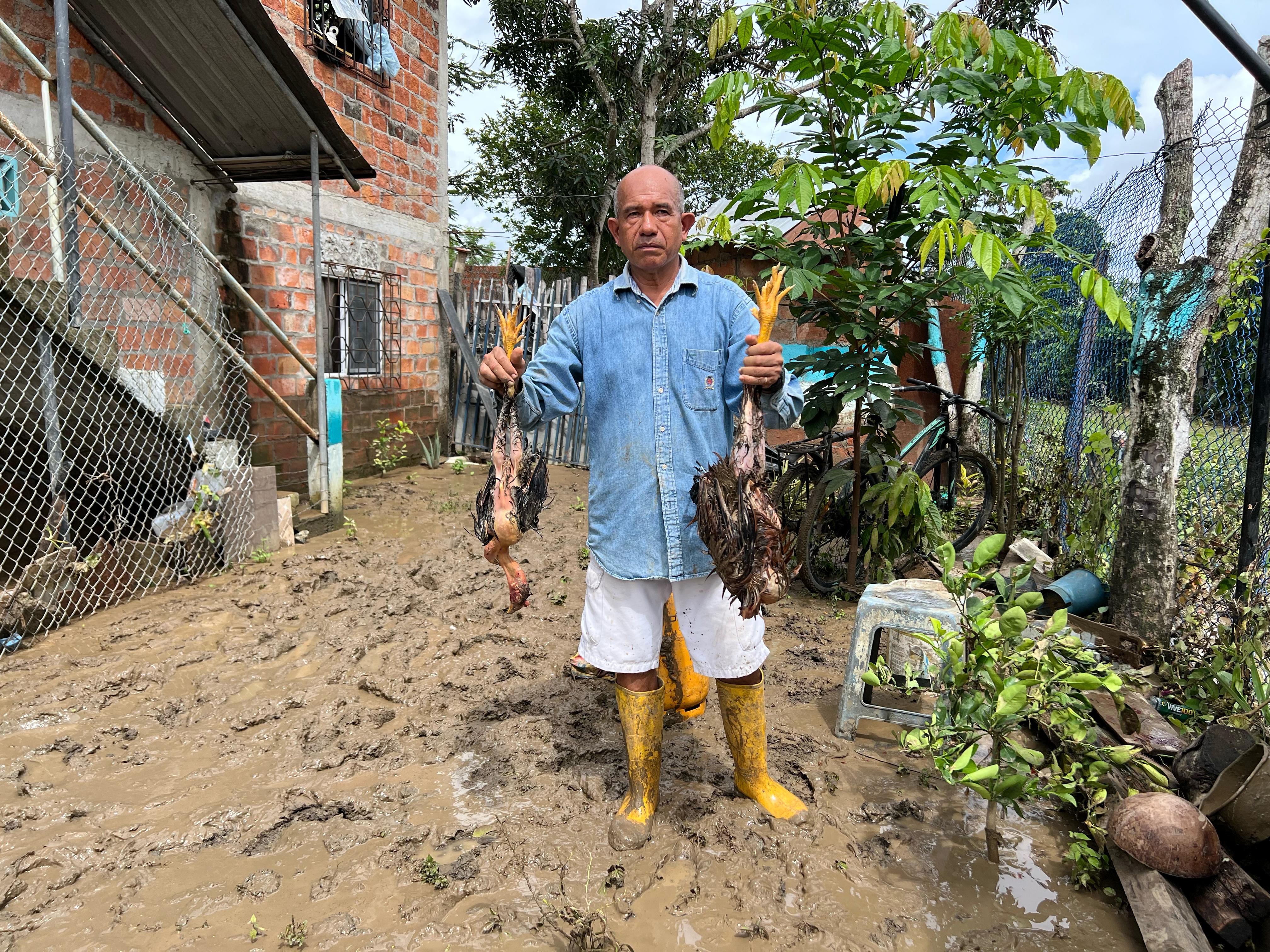 Portoviejo Familias afectaciones El Rodeo salida quebrada El Zapallo