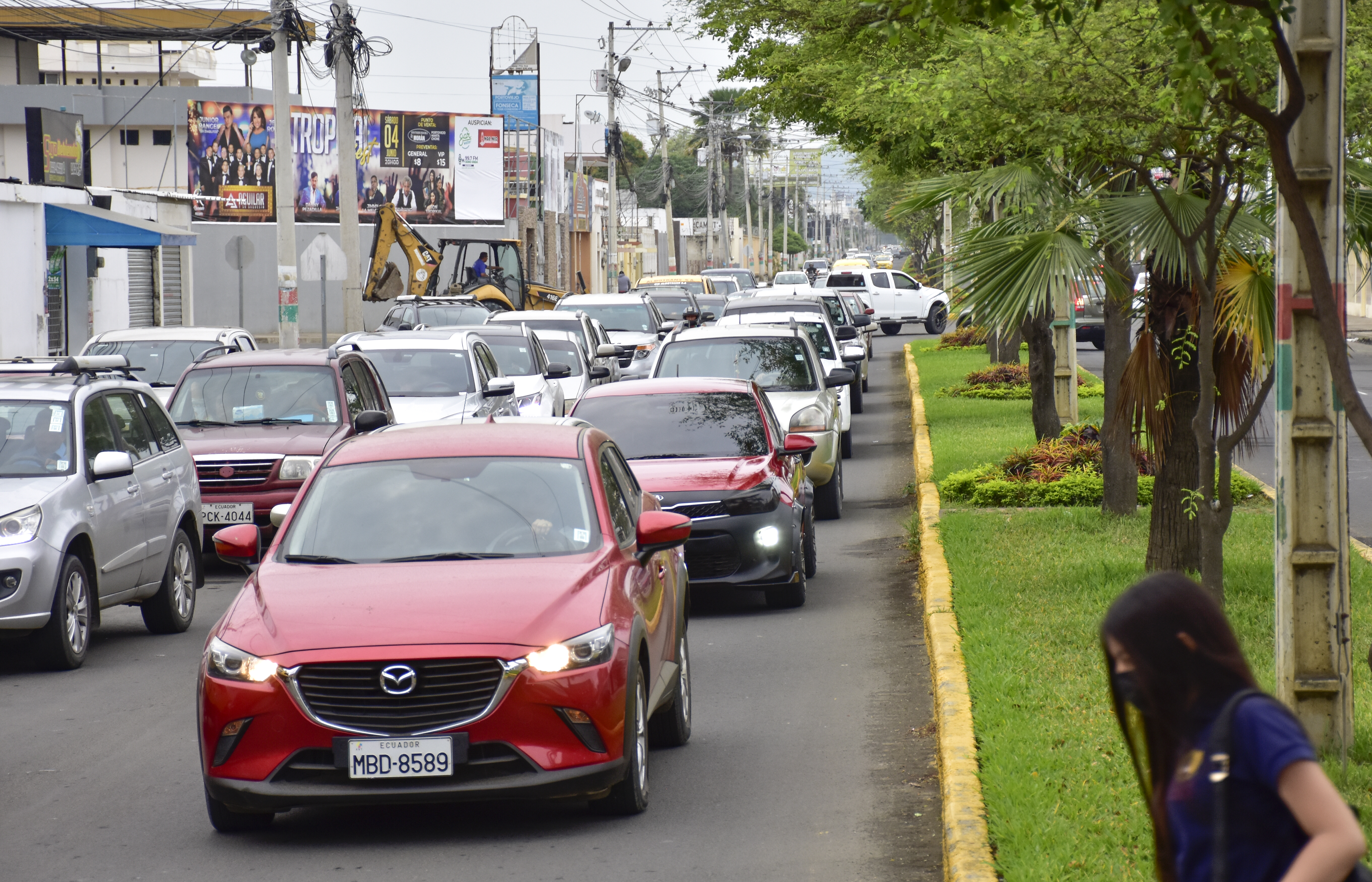 Así está el tráfico vehicular a la hora del almuerzo de este martes, 25 de febrero