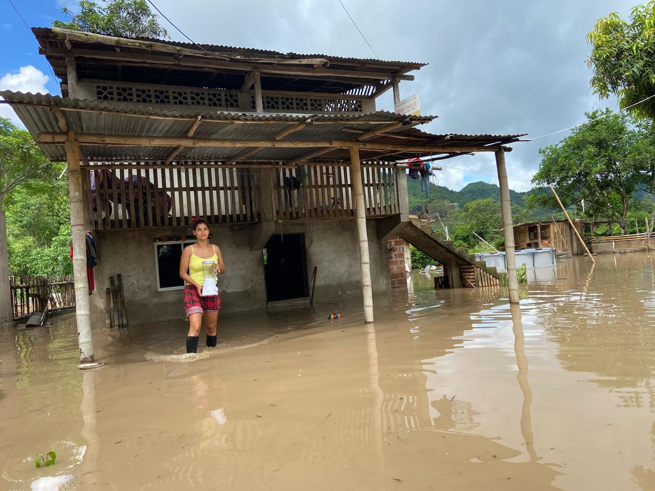 Sasay Santa Ana inundaciones