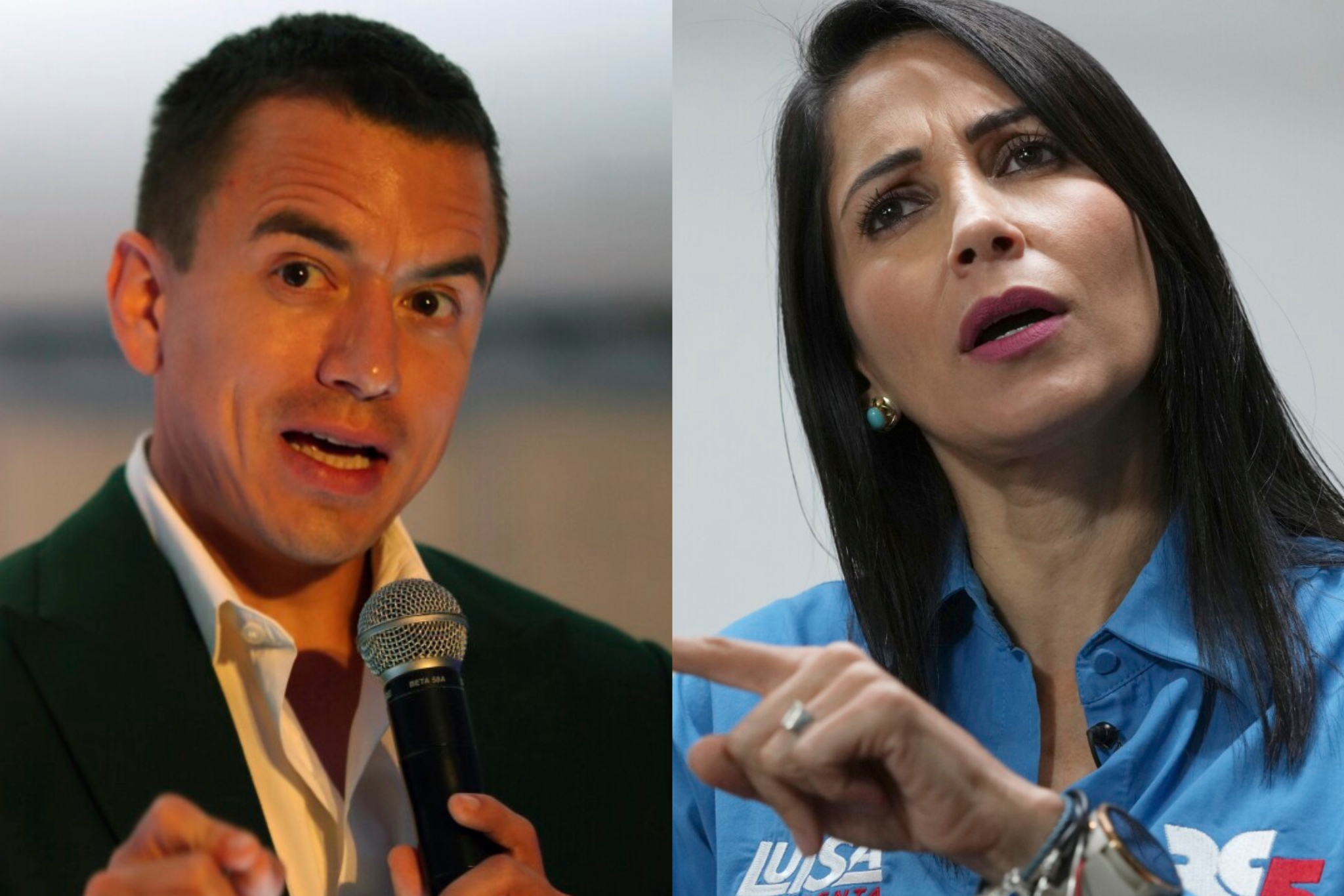 Amnistía Internacional le pide a Daniel Noboa y Luisa González que los derechos humanos estén en el " centro de sus agendas".